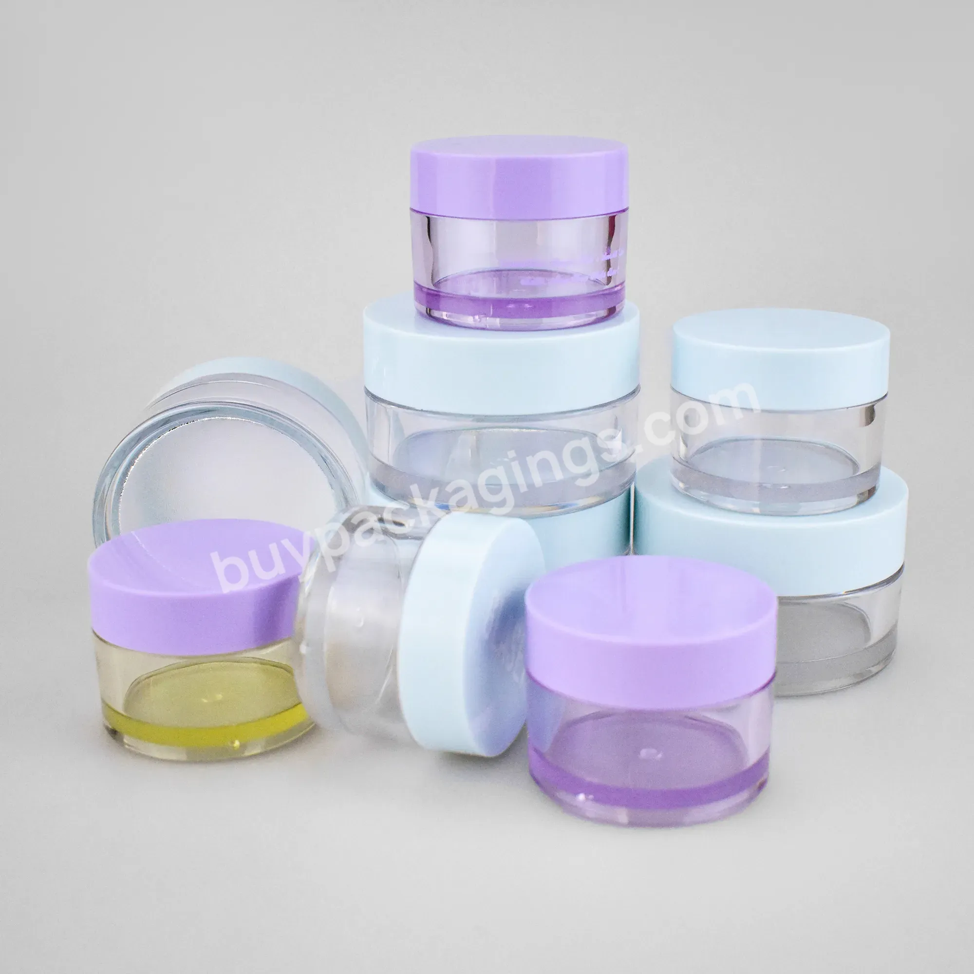 5g 10g Cosmetic Petg Jars,Makeup Containers With Lids Empty Plastic Travel Bottles - Buy Cosmetic Jars And Bottles,Cosmetic Petg Jars,Recycled Plastic Cosmetic Jars.