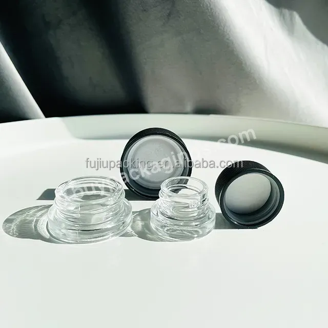 5g 9g 20g Glass Jar With Push Screw Caps Childproof Plastic Lid Children Safety Child Resistant Packaging Glass Container - Buy 5g 9g 20g Glass Jar With Push Screw Caps,Childproof Plastic Lid Children Safety Cream Jar,Child Resistant Packaging Glass