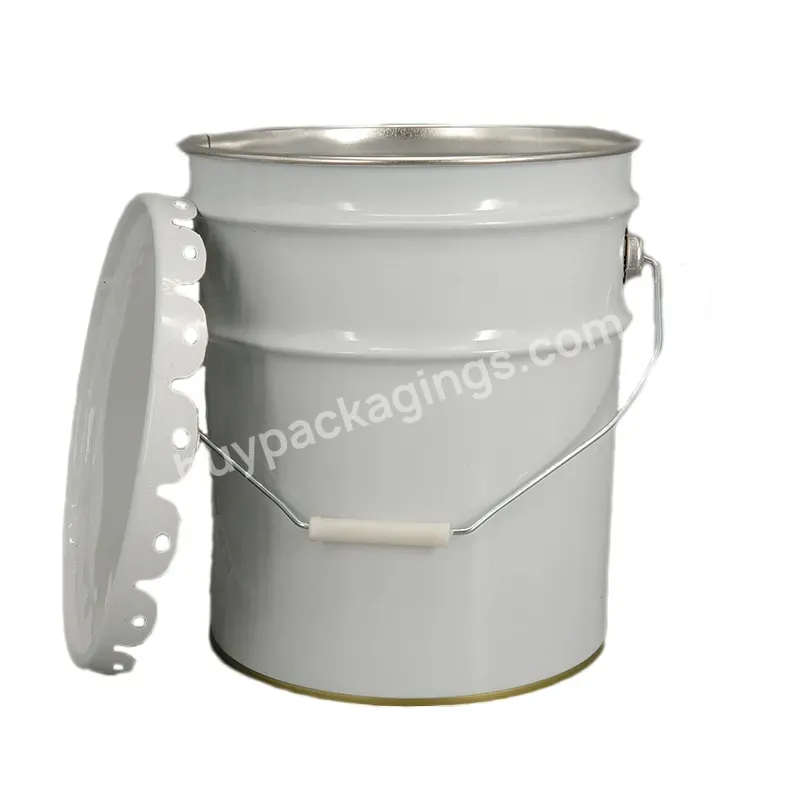 5gallon 20l Metal Pail Tinplate Steel Metal Pail For Paint Coating And Other Chemical Products Packaging - Buy Customized,Paint Tin Pail,Can Container.