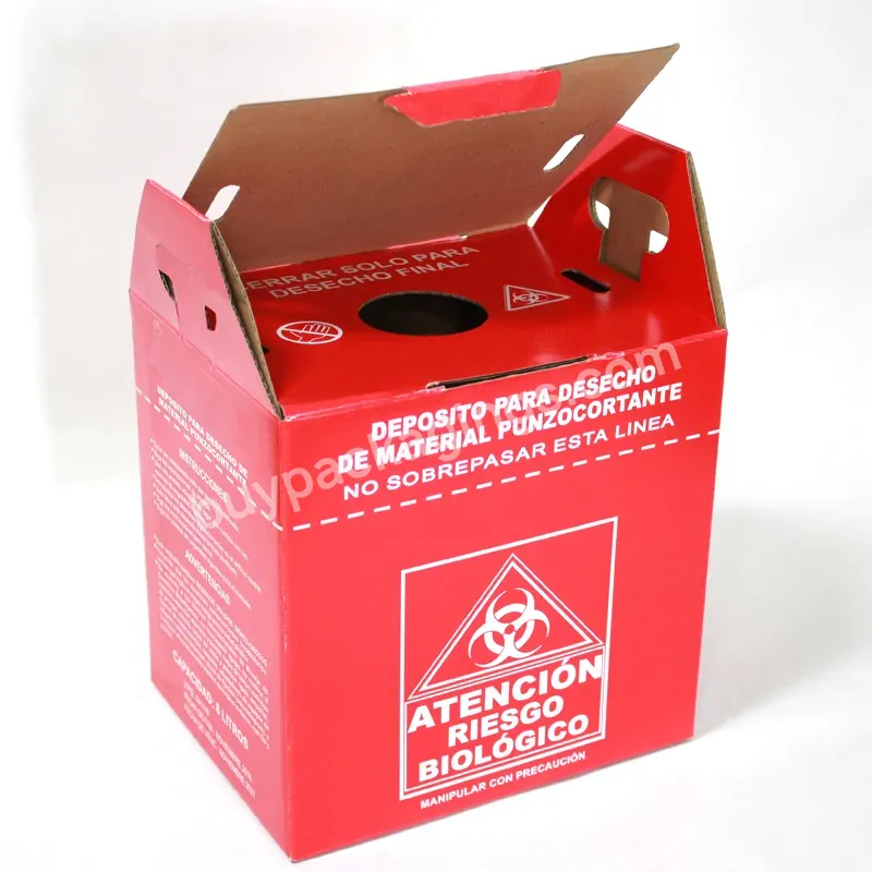5l 7l 10l 15l 20l 50l Disposable Biochemical Incinerate Carton Safety Box For Syringe Needle - Buy 5l Safety Box,Safety Box For Syring,Medical Safety Box.