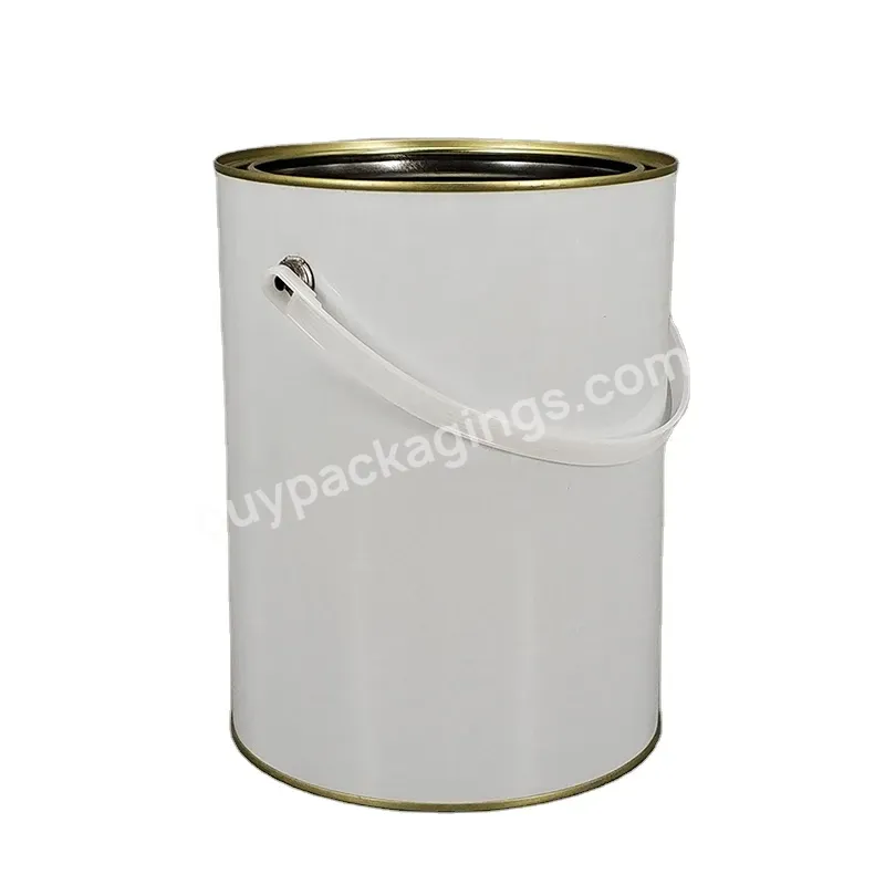 5l Metal Round Paint Can With Lever Lid Tin Can Manufacturer Wholesale - Buy Tin Can,Paint Can,With Lever Lid.