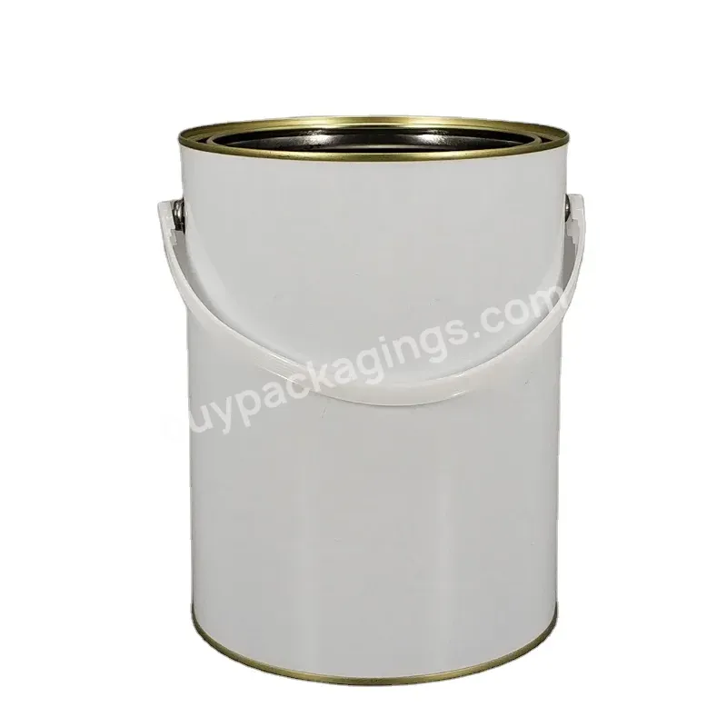 5l Metal Round Paint Can With Lever Lid Tin Can Manufacturer Wholesale - Buy Tin Can,Paint Can,With Lever Lid.