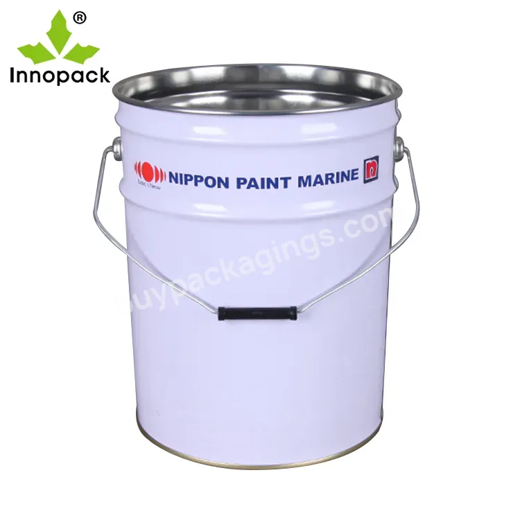 5l Tinplate Can,Round Bucket With Handle,Manufactory Direct - Buy 5l Metal Tin Can,Metal Tin Can,Tin Can.
