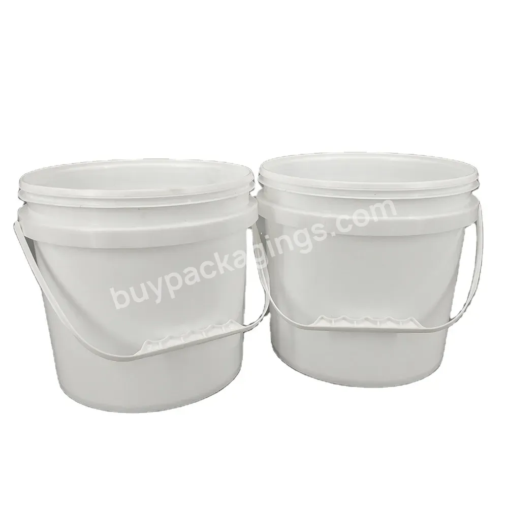 5l Un Approval Wholesale 5l White Plastic Buckets With Lid - Buy White Plastic Buckets,With Lid,Un Approval Wholesale.