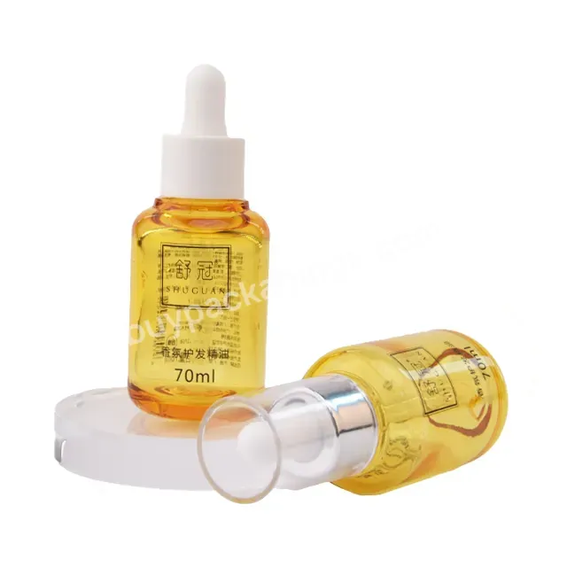 5ml 10ml 15ml 30ml 50ml 100ml Luxury Amber Yellow Plastic Dropper Bottle Essential Oil Bottle With Dropper Cosmetic Packaging