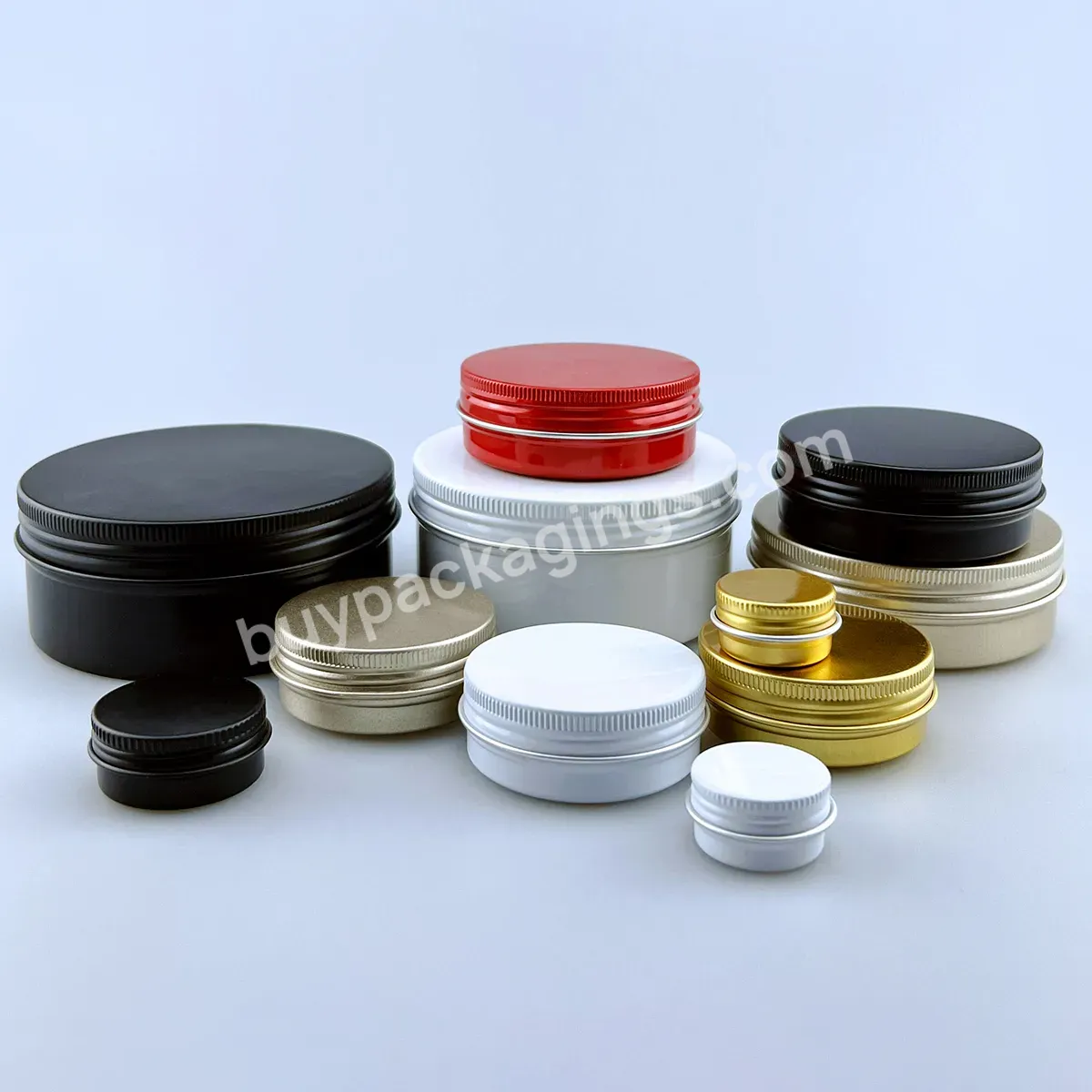 5ml 10ml 20ml 30ml 50ml 60ml 80ml 100ml 120ml 150ml 180ml Round Cosmetic Containers Jars Screw Lid Soap Bar Packaging Tins - Buy New Arrival Tin Box Solid Soap Hair Care Vegan Natural Organic Handmade Shampoo Soap Ba,Hot Selling Hair And Beard Care O