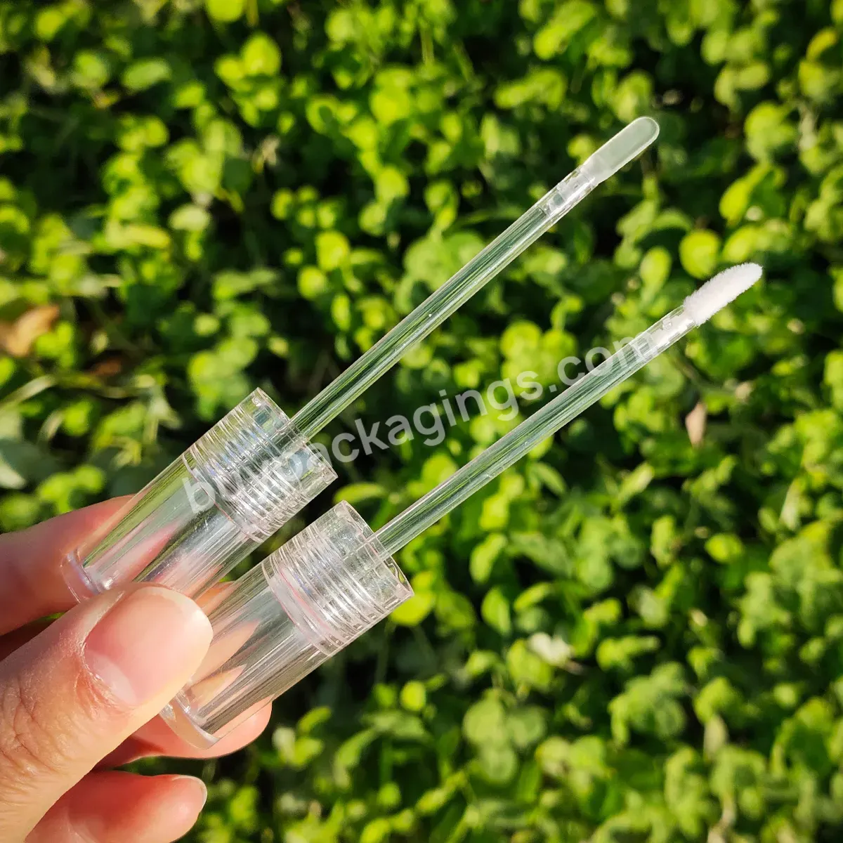 5ml 6ml Round Shape Lip Gloss Containers Whole Lipgloss Tube Screen Printing Plastic Cosmetic Packing Screw Custom Color 100pcs - Buy 5ml Lip Gloss Tube,Clear Plastic Container Tube,Lipgloss.