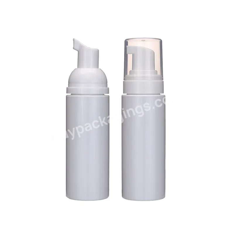 60ml Opaque White Plastic Hand Soap Bottle Foam Bottle - Buy Portable White Foam Bottle,White Foam Bottle With White Pump,Plastic Bottle With Silicone Pump.