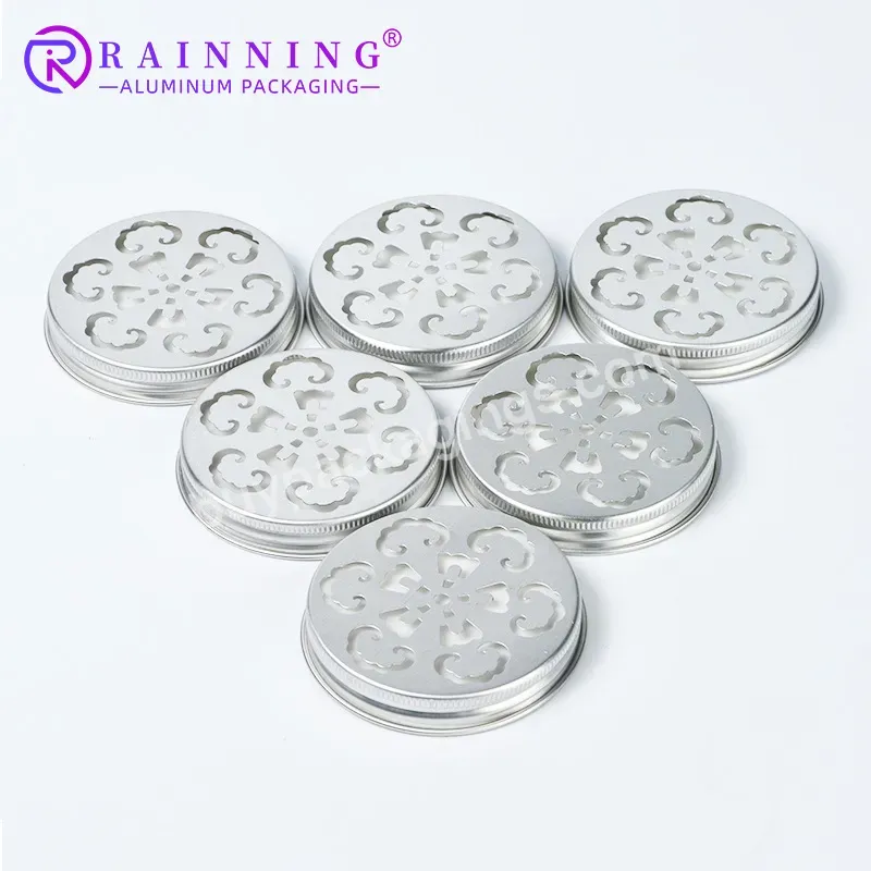 68mm Hollow Out Screw Aluminum Cover Aluminum Caps With Hole For Air Freshener Container - Buy Hollow Out Screw Cover,Aluminum Caps,Aluminum Caps With Hole.
