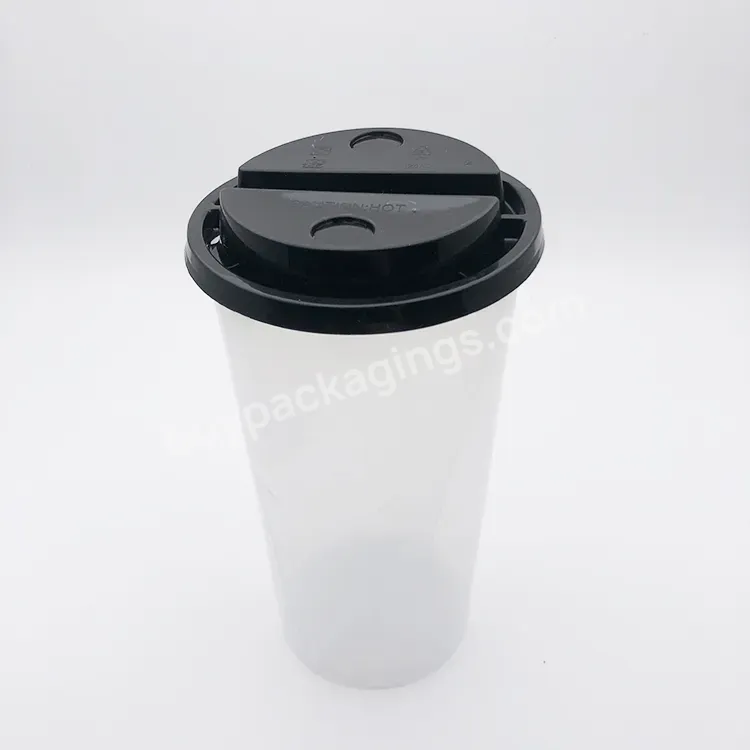 750ml Disposable Juice Split Plastic Boba Milk Tea Cups - Buy Disposable Plastic Lovers Share Cup,750ml Take Away Juice Cup,Pp Cup Plastic Cup.