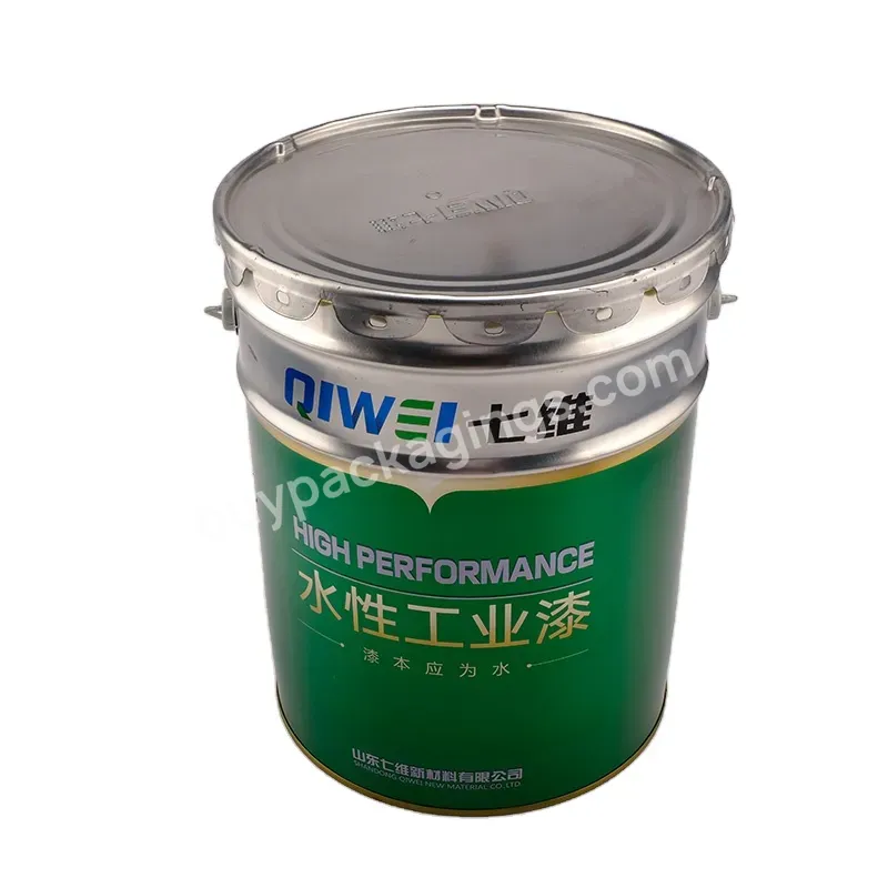 8 Liter Empty Metal Paint Iron Oil Drum With Lid - Buy 8l Paint Bucket,Empty Metal Paint Iron,Metal Drum.