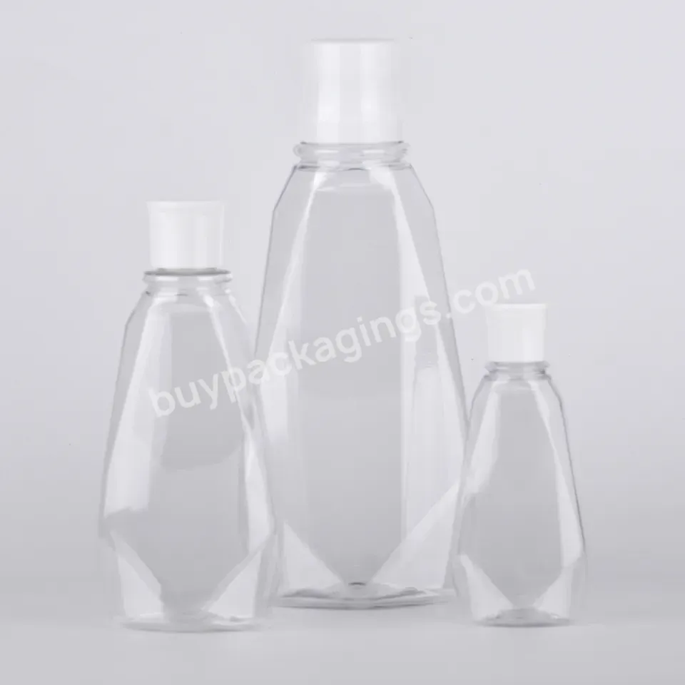 80ml 150ml 250ml Empty Pet Plastic Biodegradable Cosmetic Packaging Lotion Bottle With Screw Cap - Buy Plastic Screw Cap Bottle,Plastic Bottles,Pet Bottle With Screw Cap.