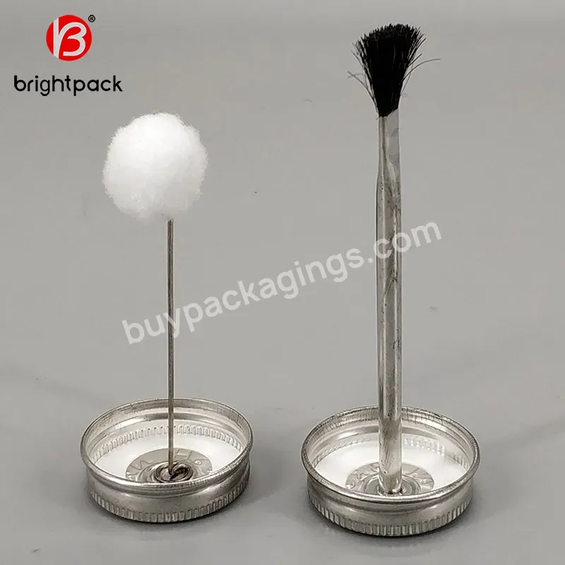 85mm Diameter Screw Lid With Brush For Glue Tin Can,Monotop Tin Can Component - Buy 85mm Diameter Screw Lid With Brush For Glue Tin Can,Metal Cover Brush Tin Can For Pvc Glue And Adhesive Packing,Monotop Tin Can Component.