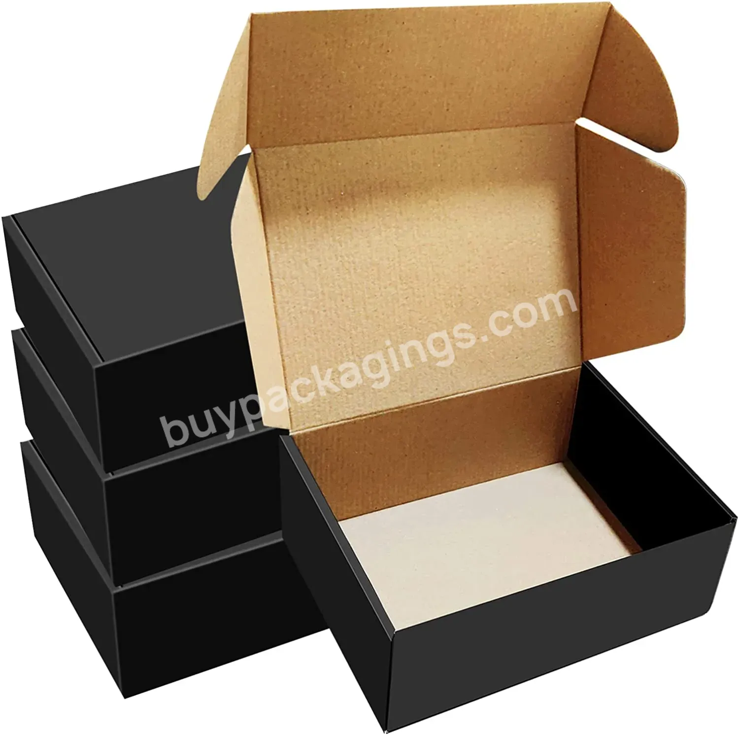 8x6x3 Inch Black Corrugated Mailer Boxes Recyclable Cardboard Box Flat Literature Mailers For Gifts Product - Buy Electronic Packaging Box,Recycled Mailer Box,Boxes For Gift Sets.