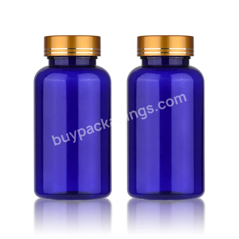 90ml 200ml Round Blue Transparent Pet Plastic Bottle Screw Cap Medical Pill Capsule Bottle Container - Buy Medical Plastic Bottle,Screw Cap Plastic Bottles,Pet Bottle.