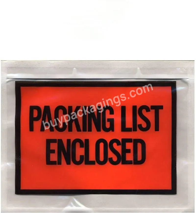 A4 A5 A6 Size Waterproof Self Adhesive Document Enclosed Rigid Shipping Label Invoice Enclosed Slip Packing List Pouch Envelope - Buy Packing List Pouch,Waterproof Shipping Label Envelopes,Invoice Enclosed Slip Pouch.