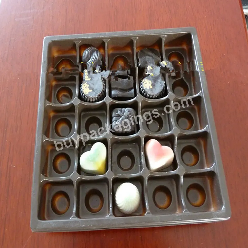 Accept Custom Order And Tray Type Chocolate Blister Package - Buy Blister Chocolate Tray,Round Chocolate Insert Tray,Brown Chocolate Blister Tray.
