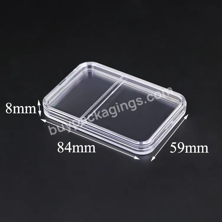 Acrylic Plastic Clear Commemorative Silver Coin Holder Slab Self Closing No Ultrasonic Bnb Coin Capsules Coin Collection Case - Buy Coin Holder Slab,Coin Capsules,Coin Collection Case.