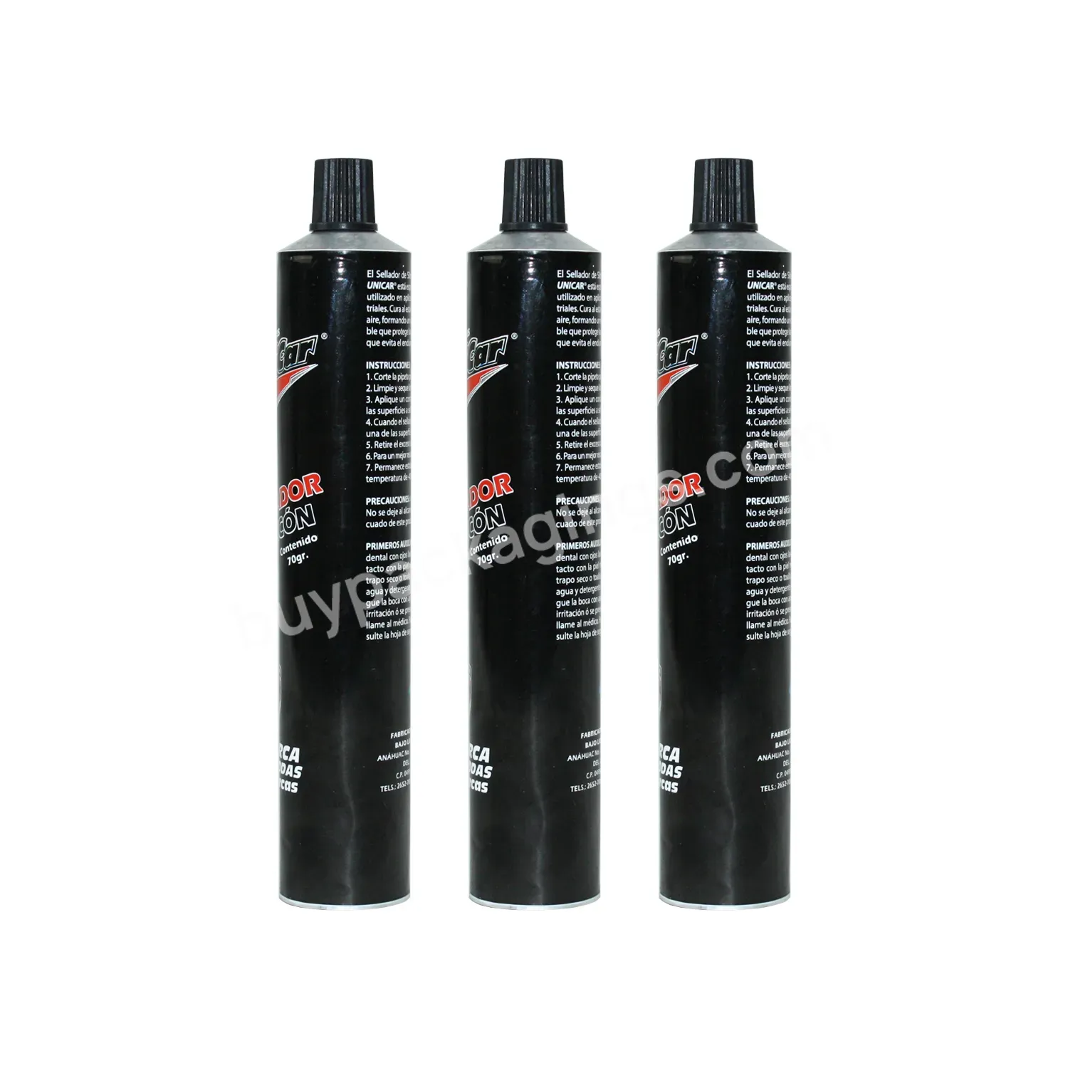 Adhesive Sealing Tamper Proof Sealant Packaging Aluminum Tubes Glue Chemical Industry Usage - Buy Adhesive Packaging,Sealant Packaging,Aluminum Tube For Glue.