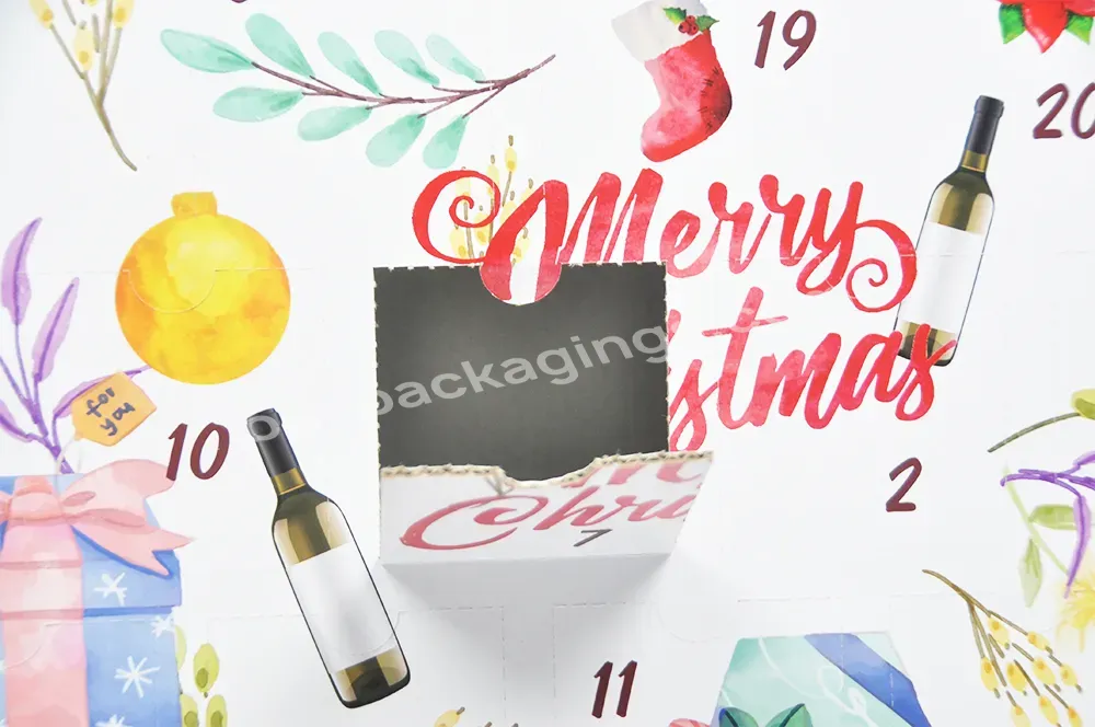 Advent Calendar Packaging Box Custom Advent Calendar For Wine - Buy Advent Calendar For Wine,Advent Calendar Packaging Box,Custom Advent Calendar Box.