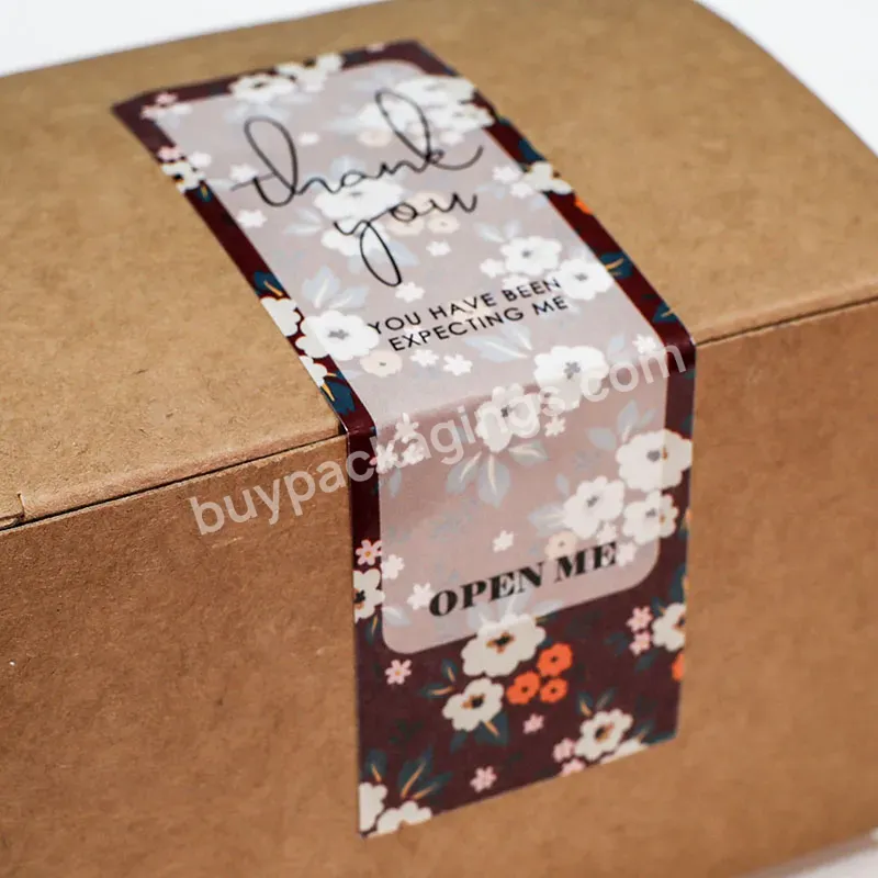 Affordable Price Custom Packaging Labels Small Business Dairy Flower Box Seal Custom Package Sticker Labels - Buy Box Seal Sticker,Box Stickers,Biodegradable Custom Sticker Labels.