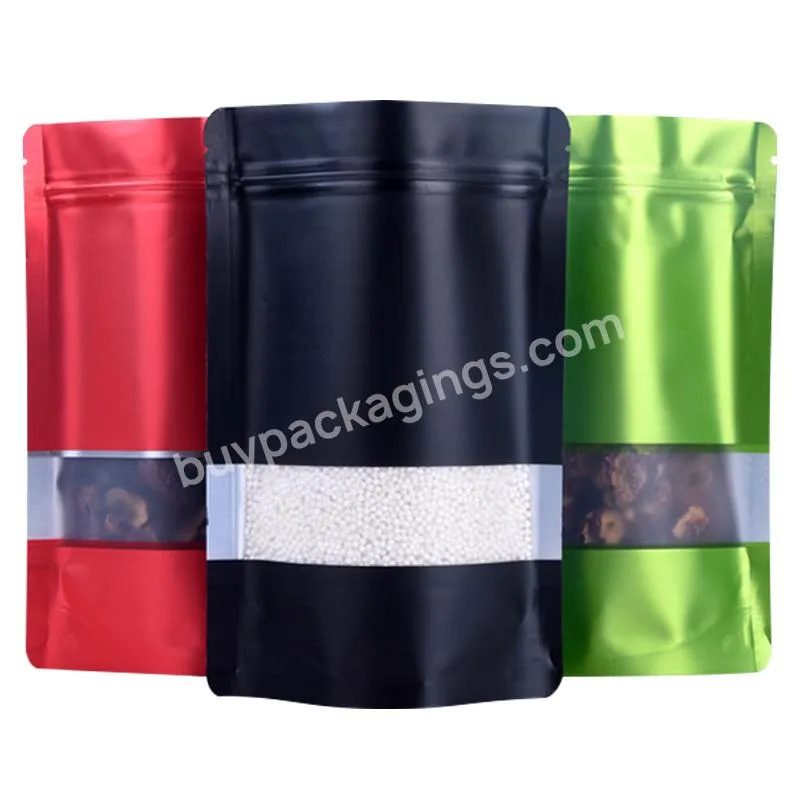 Air  Bag Plastic 200mic Stand Up Pouch Bag FoilSmell Proof  Zipper Bags for Food Packaging