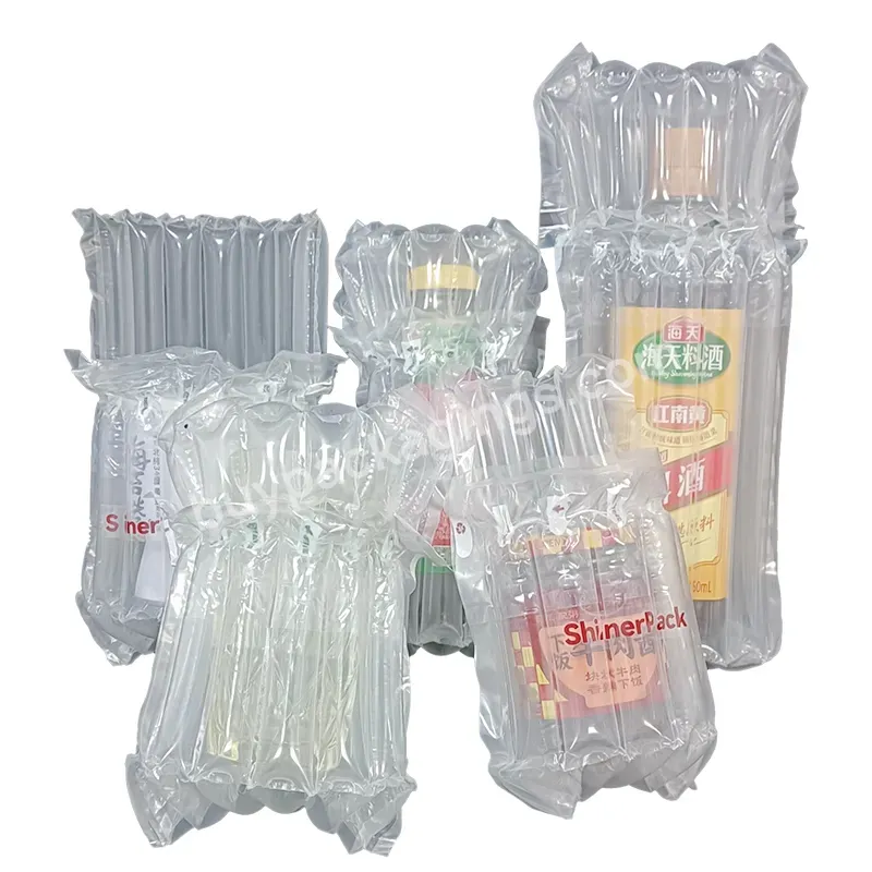 Air Column Bag Protective Package Inflatable Wrap Pack Bubble Bag For Laptop Jars Cans Wine Packaging Material - Buy Air Column Bag For Fragile,Air Bubble,Wine Packing.
