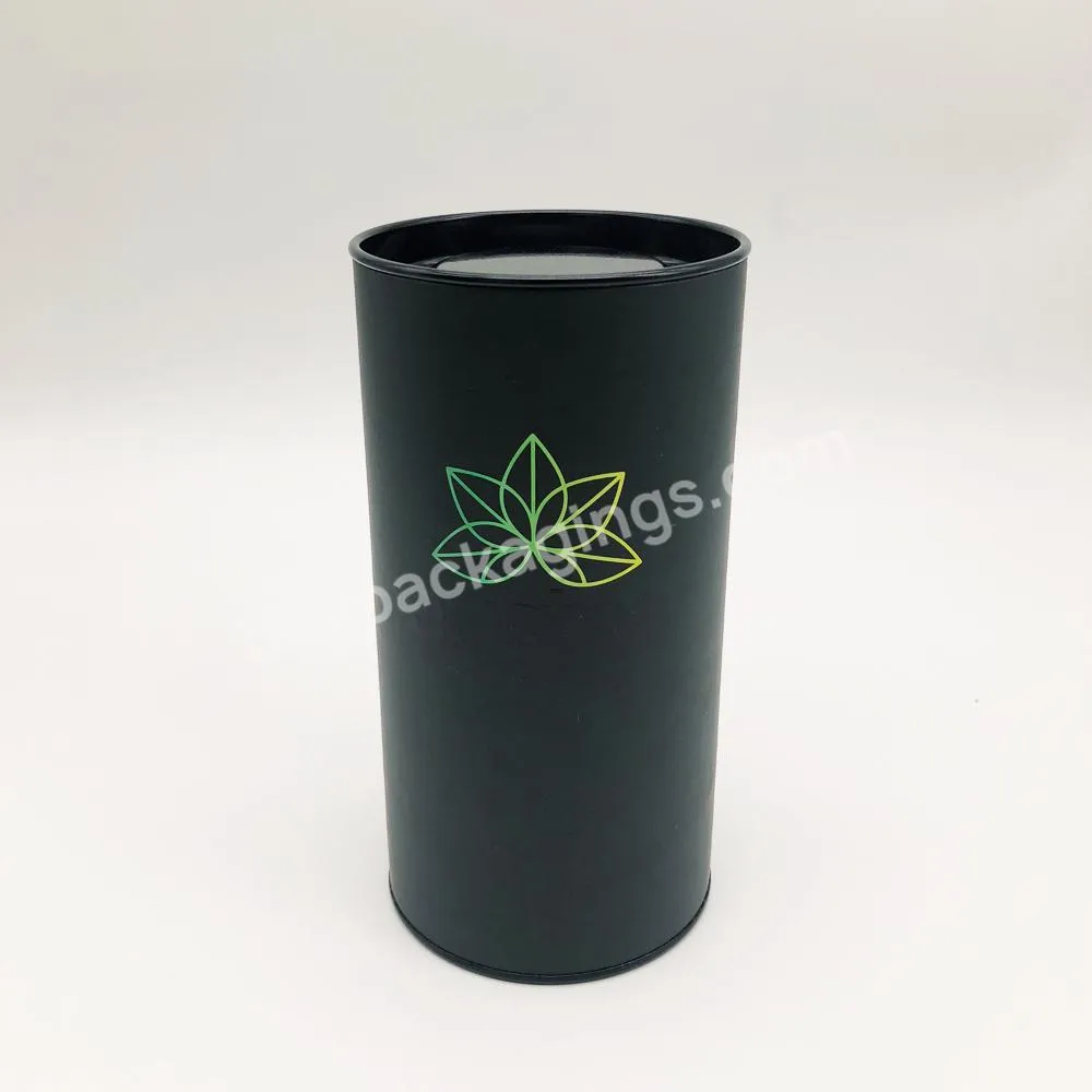 Airtight stash tea  coffee paper tube packaging paper cylinder container food grade paper box with lid