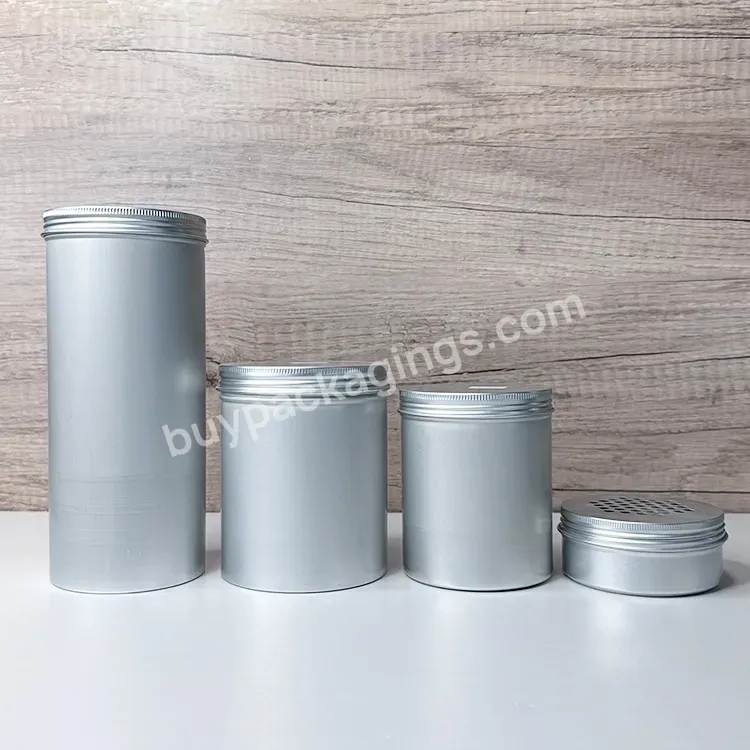 Aluminum Cosmetic Jar Tins Metal Jar Packaging Containers Environmentally Friendly Packaging And Aluminum Lid - Buy Aluminum Jar,Custom Aluminum Jar,Aluminum Jars With Lids.