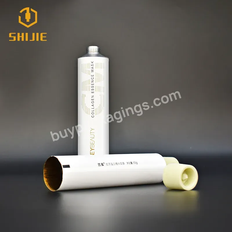 Aluminum Cosmetics Soft Tube Hand Cream Packaging Metal Aluminum Collapsible Tube With Offset Printing - Buy Collapsible Tube,Cosmetics Soft Tube,Aluminum Tube.