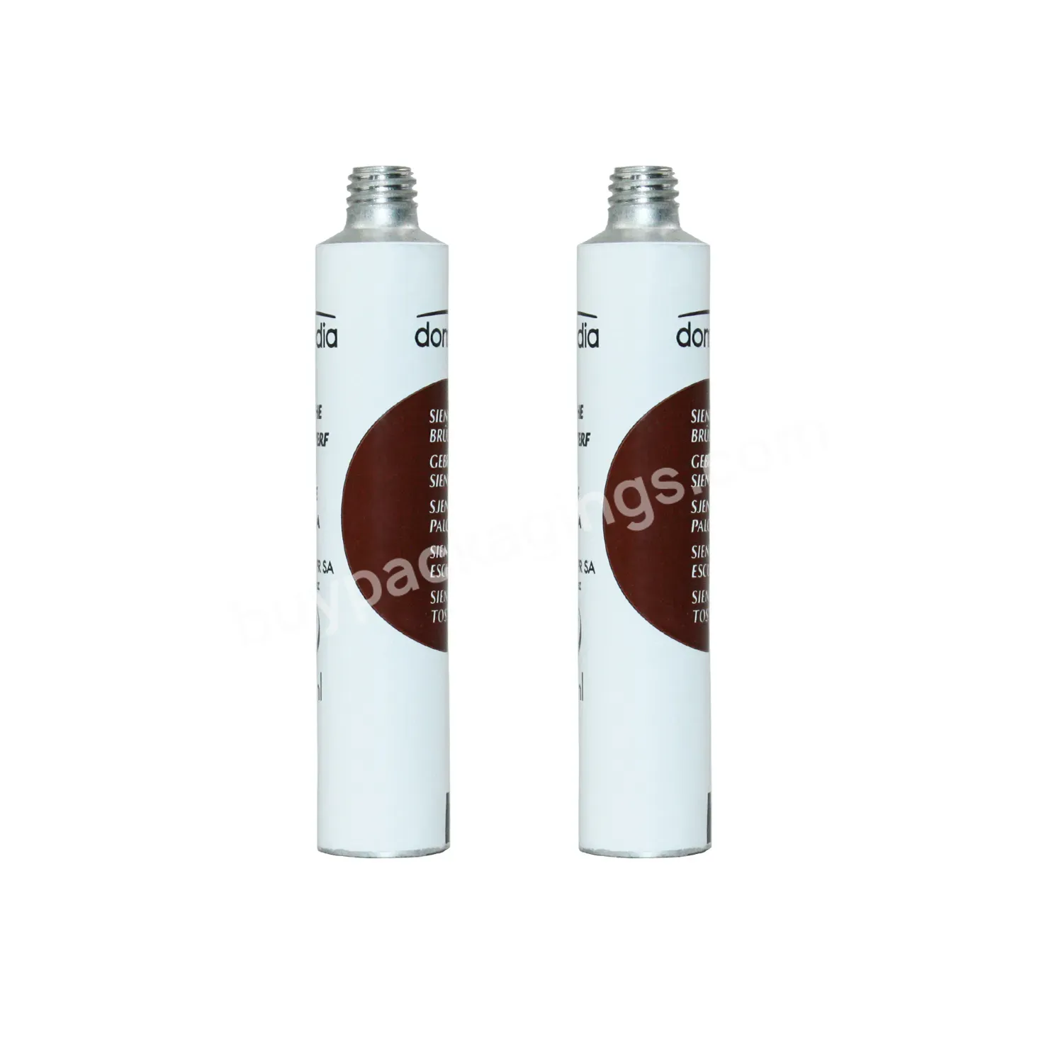 Aluminum Flexible Packaging Tube For 5ml 10ml 12ml 15ml Color Paint,Empty Aluminium Collapsible Tube - Buy Pigment Tube,Aluminum Collapsible Tube,Oil Paint Tube.