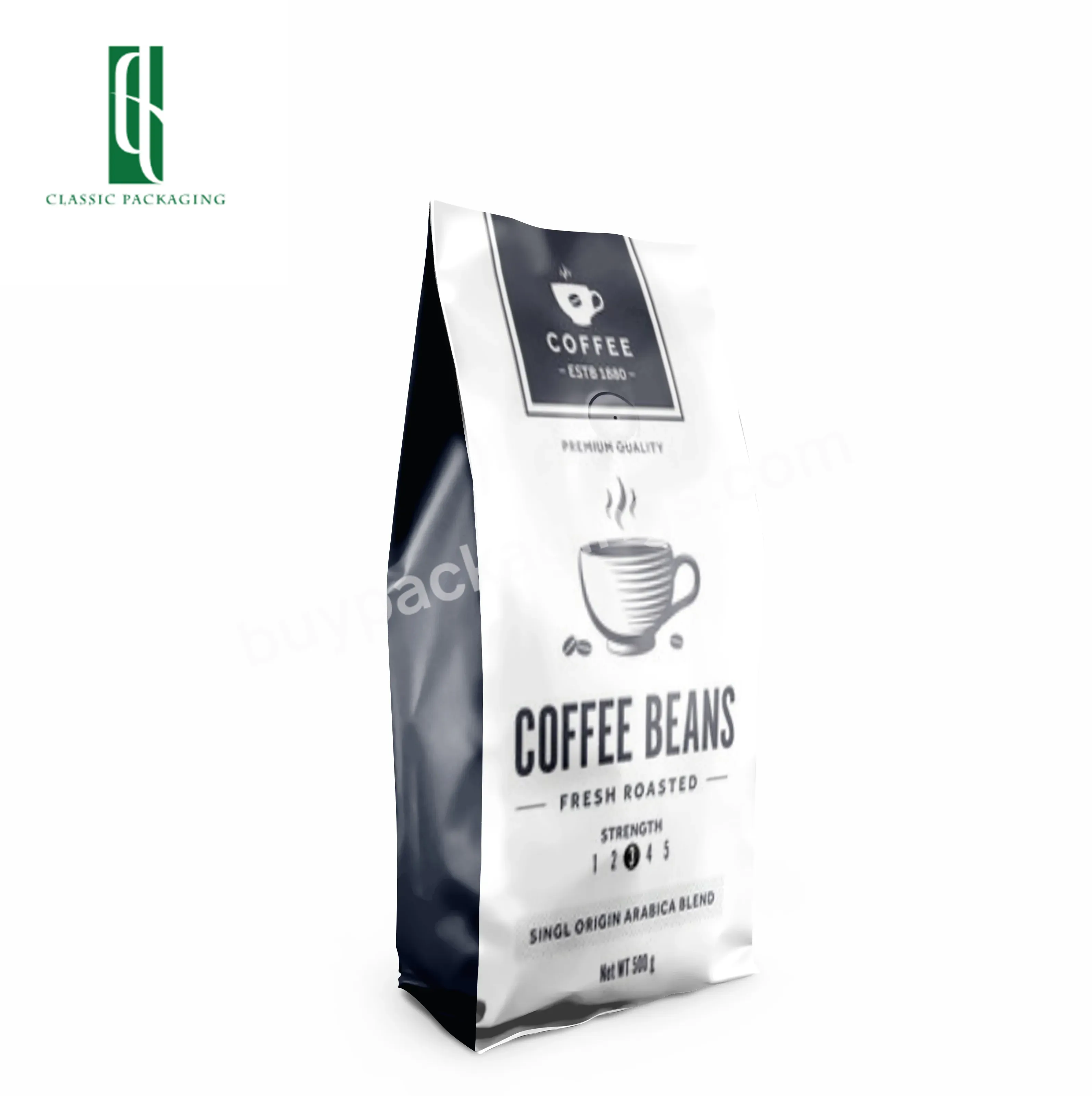 Aluminum Foil Coffee Shop Packaging For Ground Coffee Custom Print Smell Proof Packaging For Coffee Shops - Buy Packaging For Coffee Shops,Coffee Shop Packaging,Packaging For Ground Coffee.