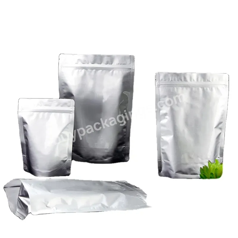Aluminum Foil Self Standing Bag Aluminum Foil Film Lined Food Sealed Packaging Bag