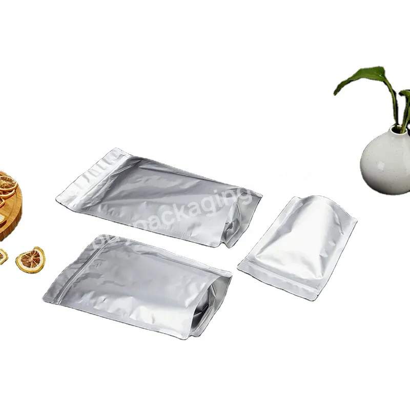 Aluminum Foil Self Standing Bag Aluminum Foil Film Lined Food Sealed Packaging Bag - Buy White Paper Bags Kraft,Paper Bags Kraft,Sealed Packing Bag.