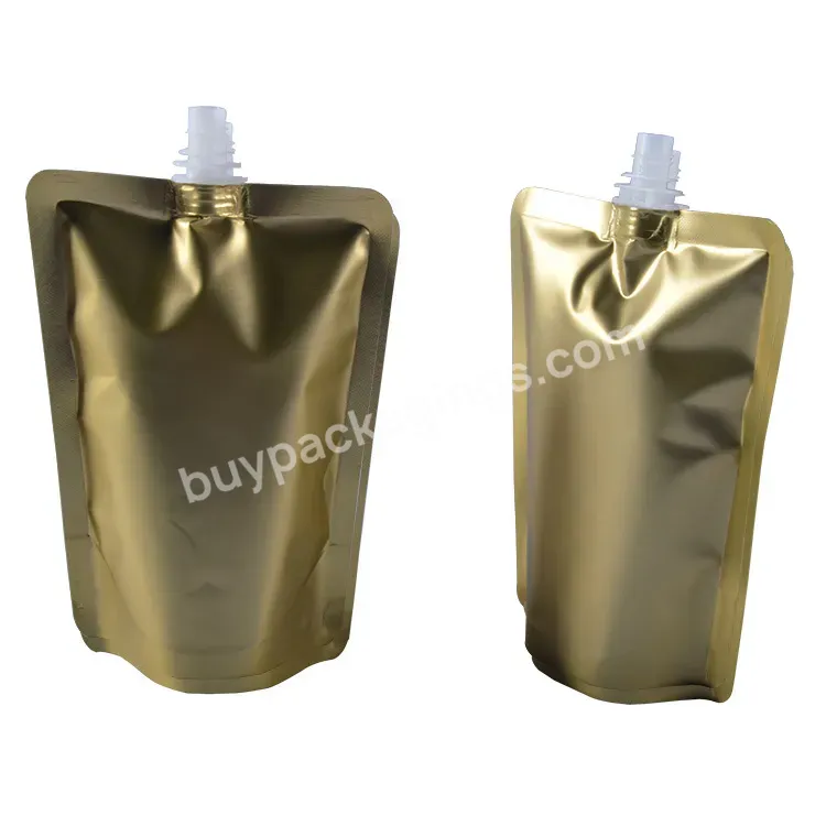 Aluminum Foil Suction Nozzle Drink Bag Self-supporting Liquid Food Bag - Buy Drinks Juice Packing Stand Up Bag Pouch Spout Bag,Liquid Custom Drink Pouch Beverage Bag With Spout,5l Plastic Water Stand Up Pouch With Spout Bag.