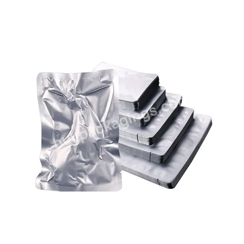 Aluminum Foil Vacuum Bag With Tear Cut For Easy Tearing For Packaging Food - Buy Used For Printing Foil Bags For Hot Food Packaging,Polyester Film Bag,Vacuum Sealed Food Bags.