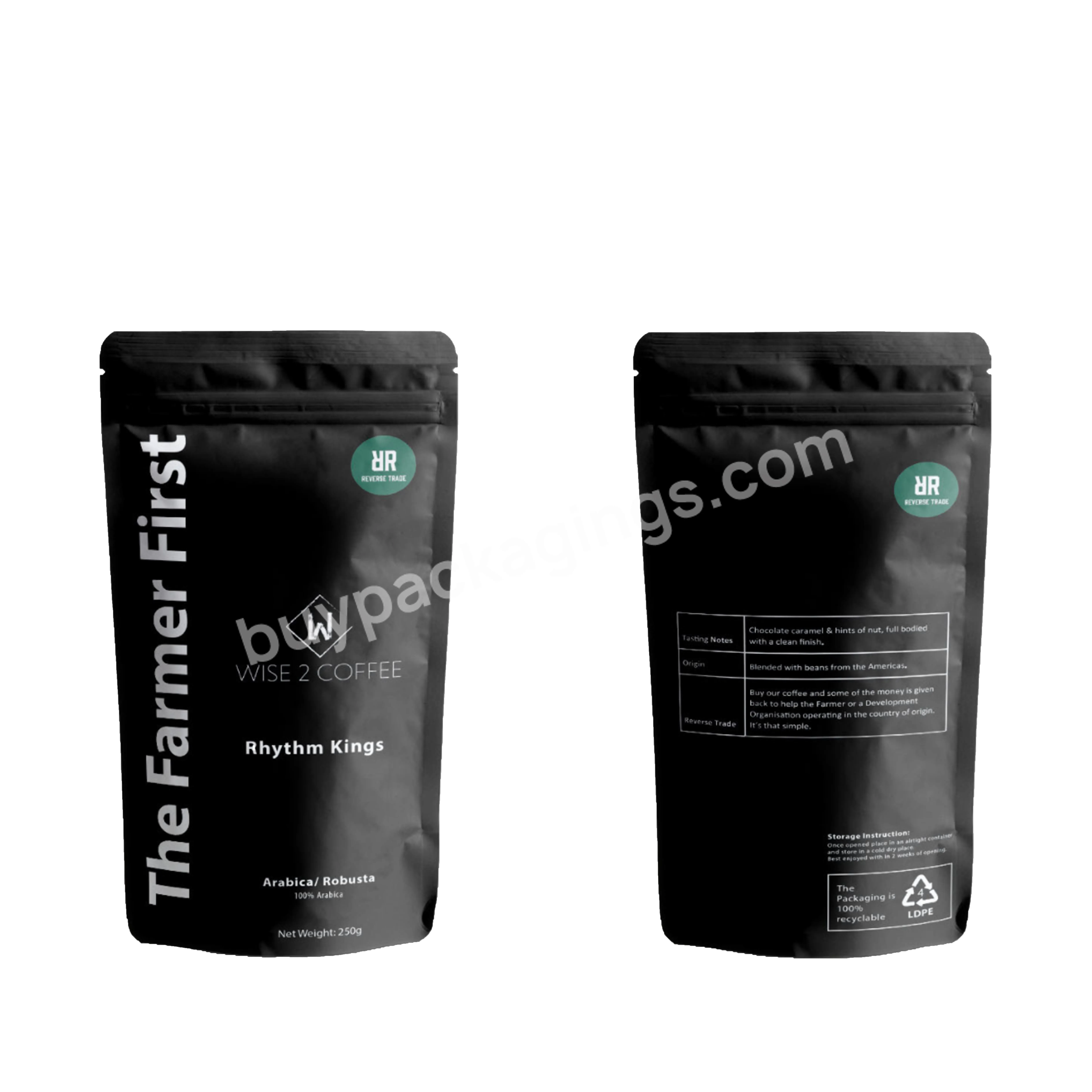 Aluminum Foil Wholesale 100g 250g 1kg Logo Coffee Bean Bag Custom Print Smell Proof Manufacturers Stand Up Coffee Bag - Buy Coffee Bag Manufacturers,1kg Coffee Bean Bag,Logo Coffee Bag.