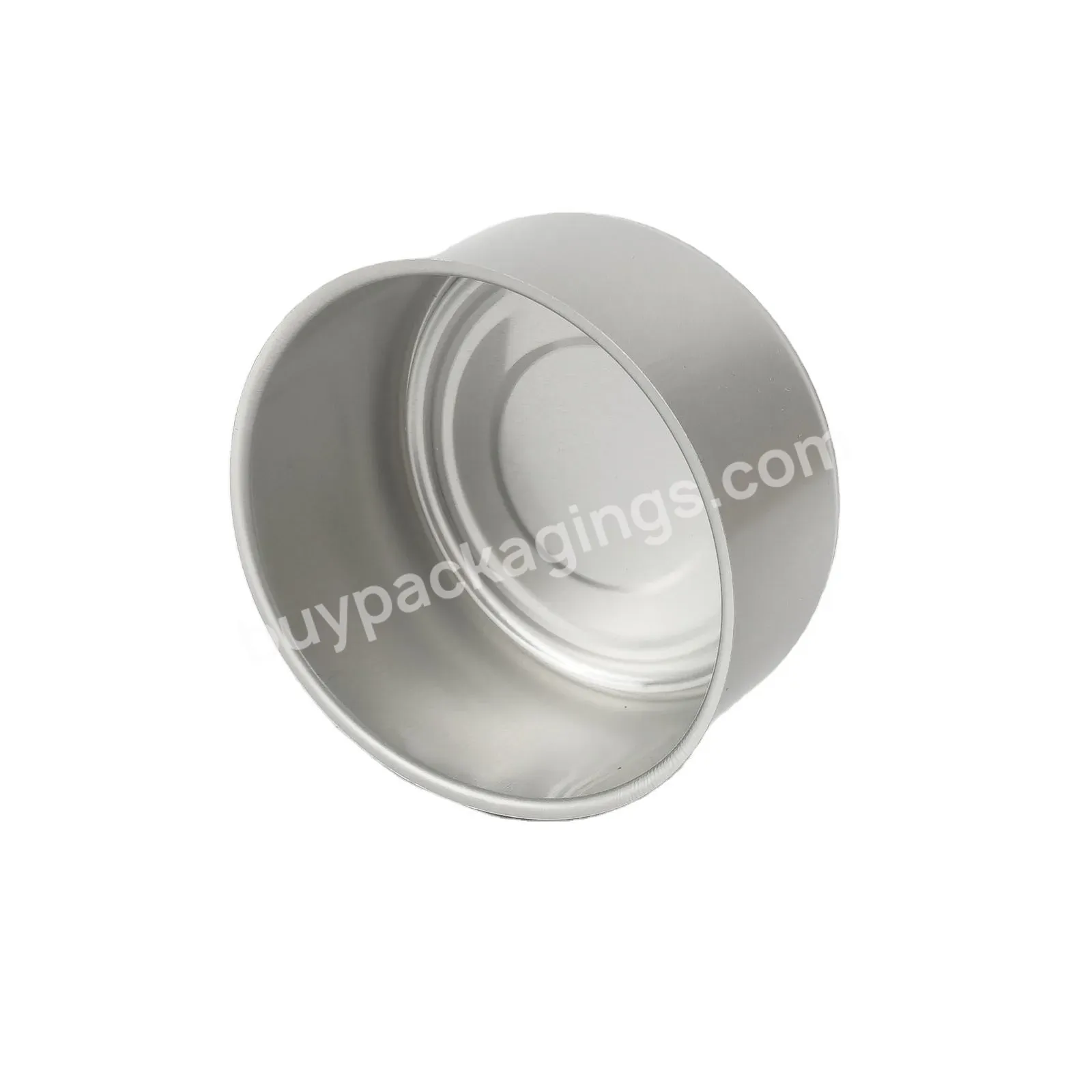 Aluminum Tins Storage Cans Press In Self-seal By Machine Tin Can With Ring Lid For Candy Cake Tea Storage Jar