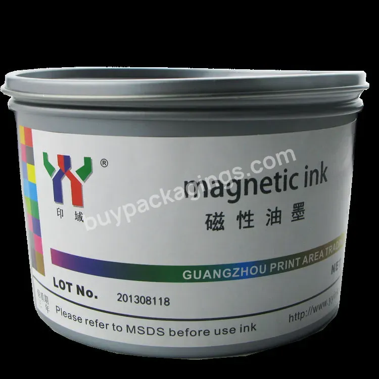 Anti-counterfeiting Magnetic Ink For Screen Printing Black Color - Buy Magnetic Ink For Offset,Anti-counterfeiting Ink,Screen Ink Magnetic Ink Black Color.