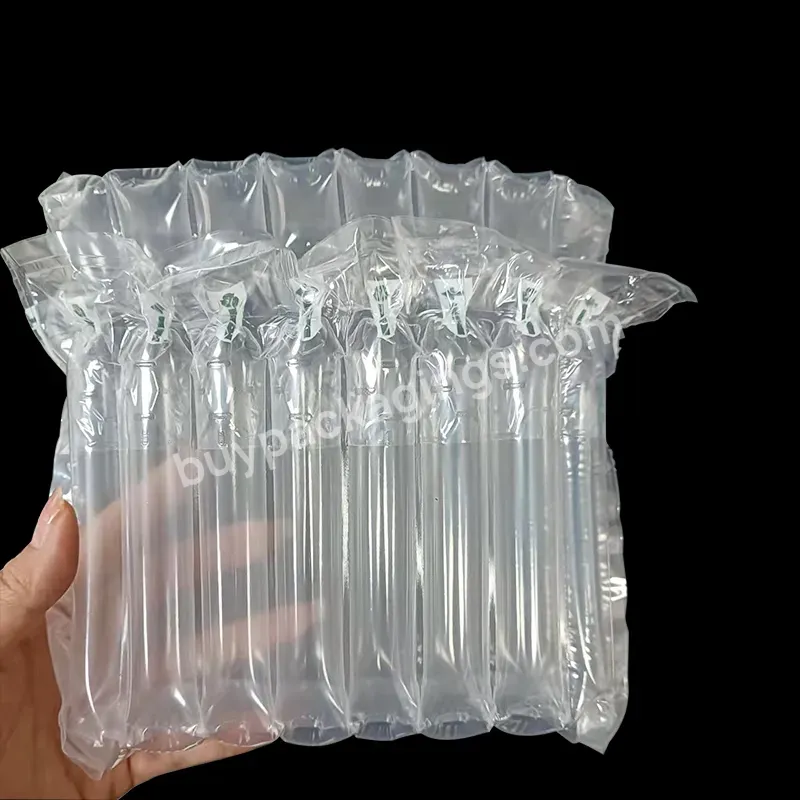 Anti-drop Air Bag Column Plastic Bubble Buffer Wrap Bottle Packaging Protector - Buy Shockproof Air Column Bag Wrapping Roll Buffer Bubble Packaging Air Cushion Wrap For Live Flowers Plants,Air Inflatable Packaging Protective Air Column Bag,Air Packa
