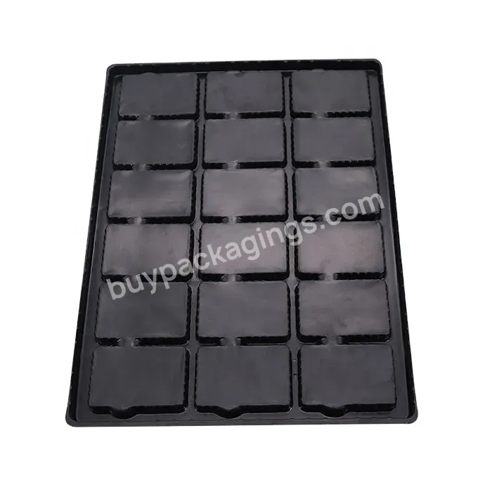 Antistatic Thermoforming Tray For Custom Black Plastic Pcb Electronic And Cosmetic Packaging Inner Tray - Buy Antistatic Thermoforming Tray,Electronic And Cosmetic Packaging Inner Tray,Thermoforming Plastic Tray.