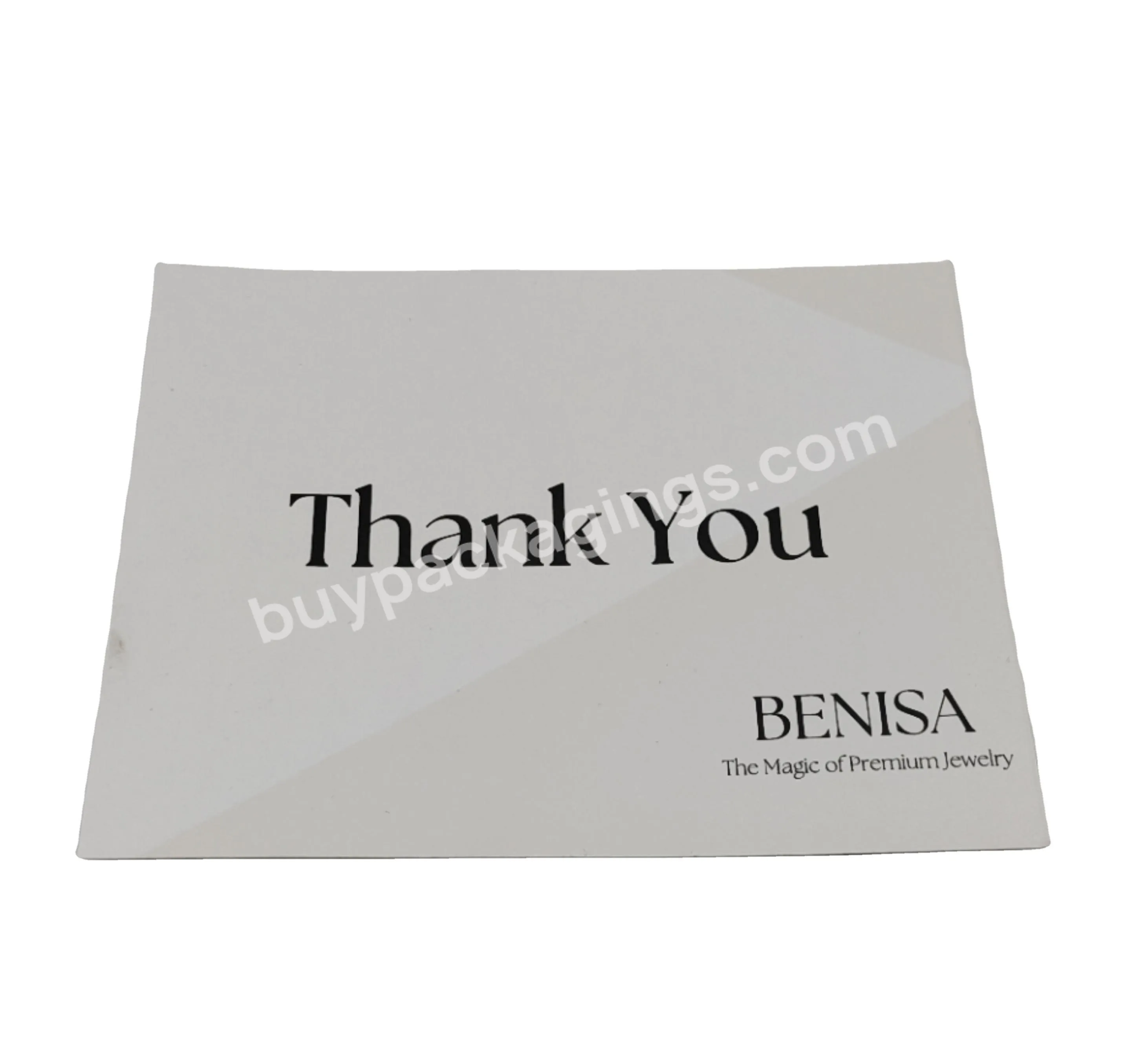 Appreciation To Clients Useful Custom Thank You Cards With Your Own Logo Printed Bookmarks