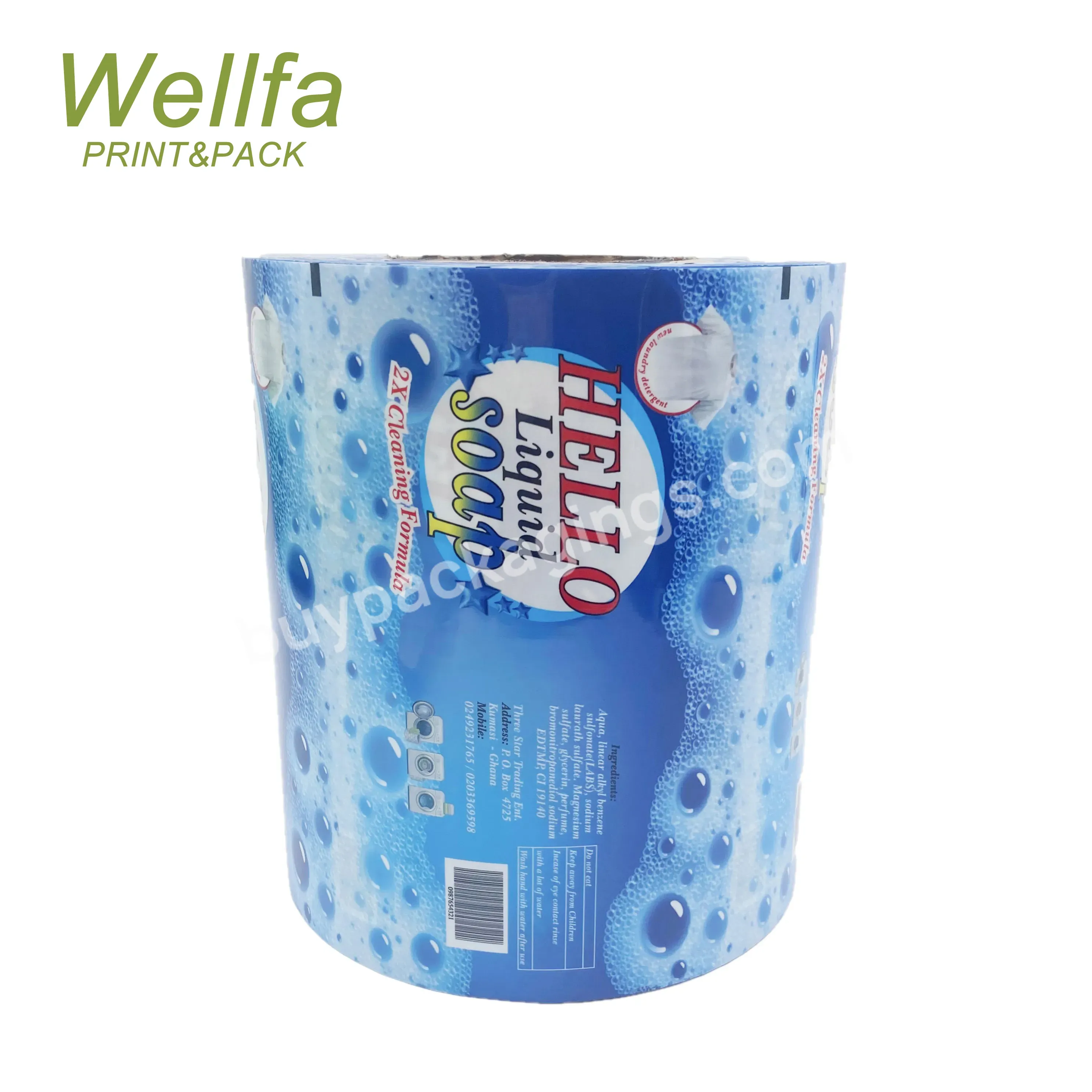 Auto Packaging Plastic Roll Powder Detergent Packaging Film Back Side Sealed Bag For Packaging - Buy Plastic Roll,Powder Detergent Packaging,Bags For Packaging.