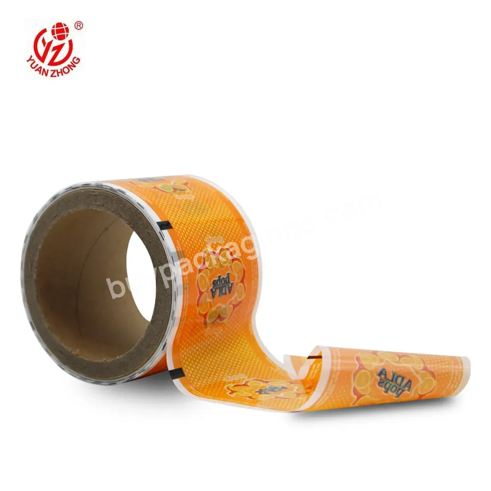 Automatic Packaging Customized Printed Candy/lollipop Wrapper Food Grade Heat Sealing Bopp Packaging Film Pack - Buy Custom Candy Packaging,Film Pack,Plastic Film Pack.
