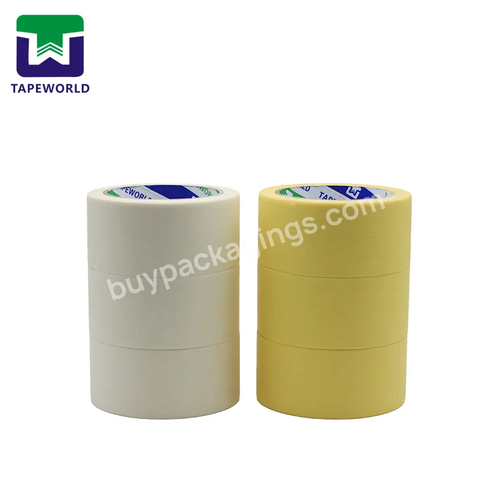 Automotive Refinish Yellow,Gold Masking Tape,36mm X 55m,24 Rolls For Car,Motorbike Paint And Home Improvement - Buy Industrial Masking Tape,Automotive Refinish Maskingtape,Adhesive Crepe Paper.