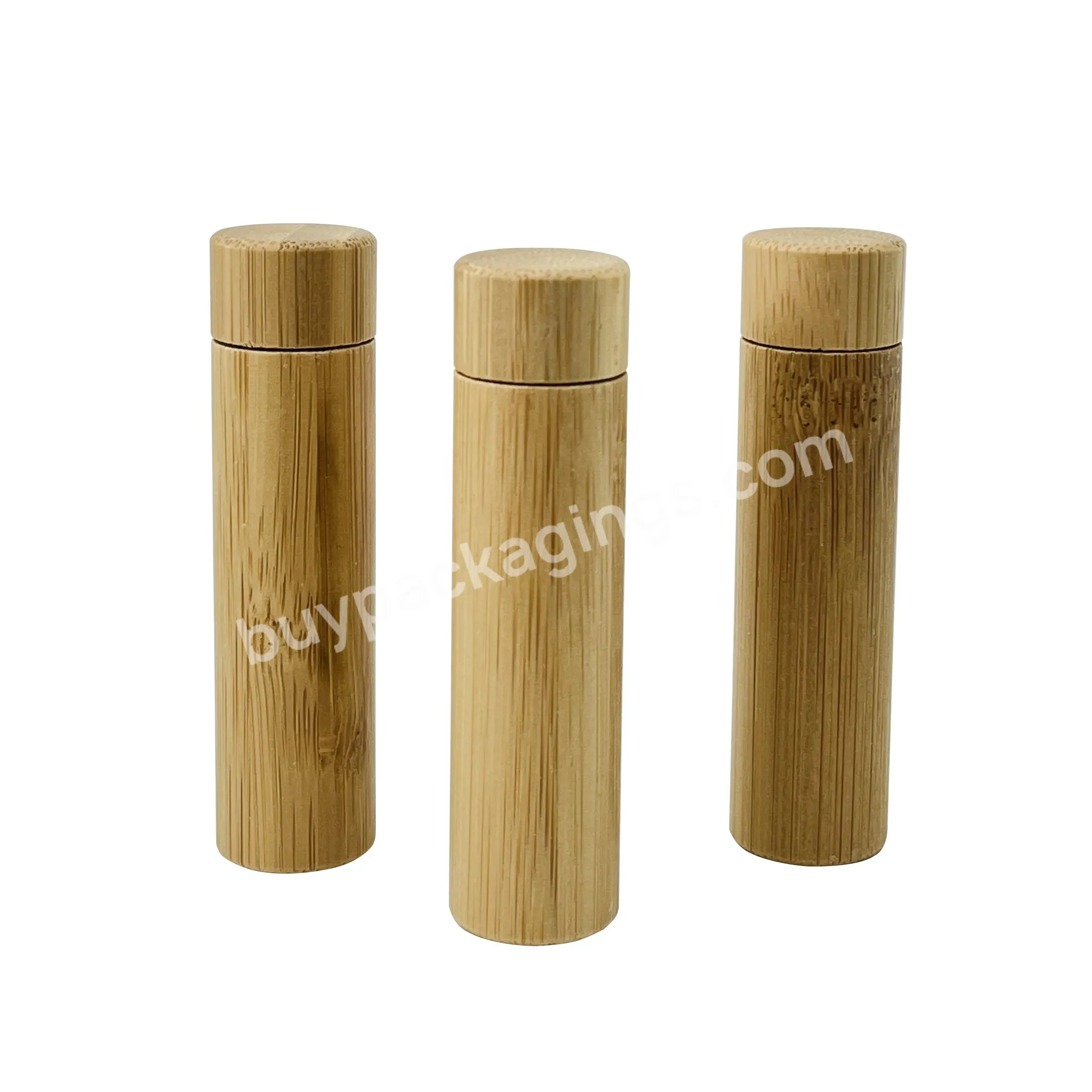 Bamboo And Wood Nose Tube Single Use Bamboo Essential Oil Nose Tube 3ml