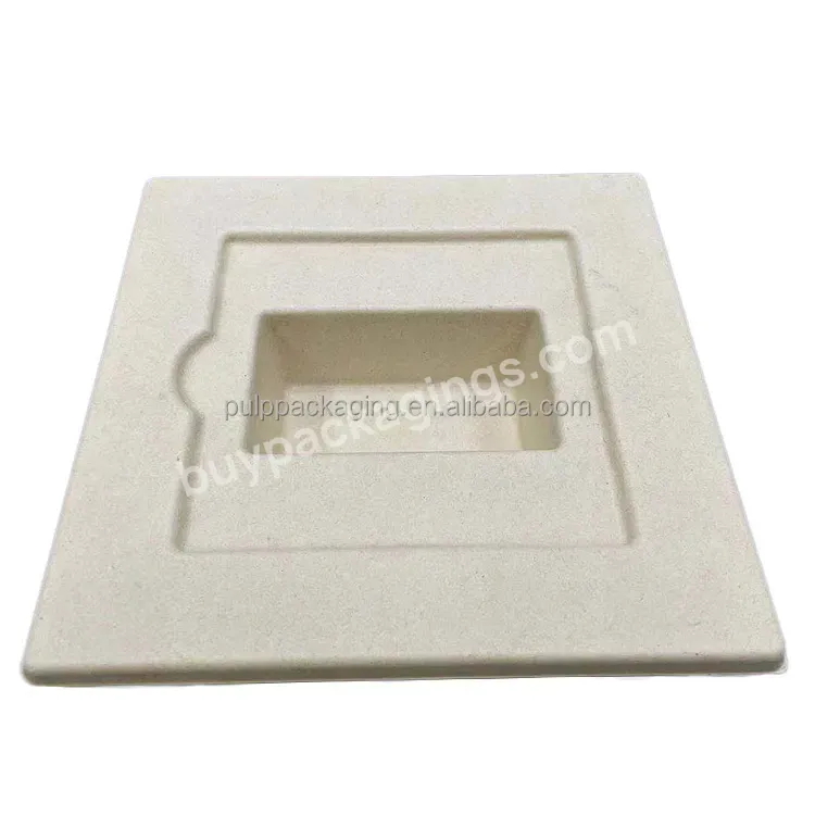 Bamboo Pulp Packaging Molded Fiber Inlay Customized Service - Buy Molded Paper Pulp Tray,Recycled Pulp Packaging,Biodegradable Paper Pulp Insert Tray.