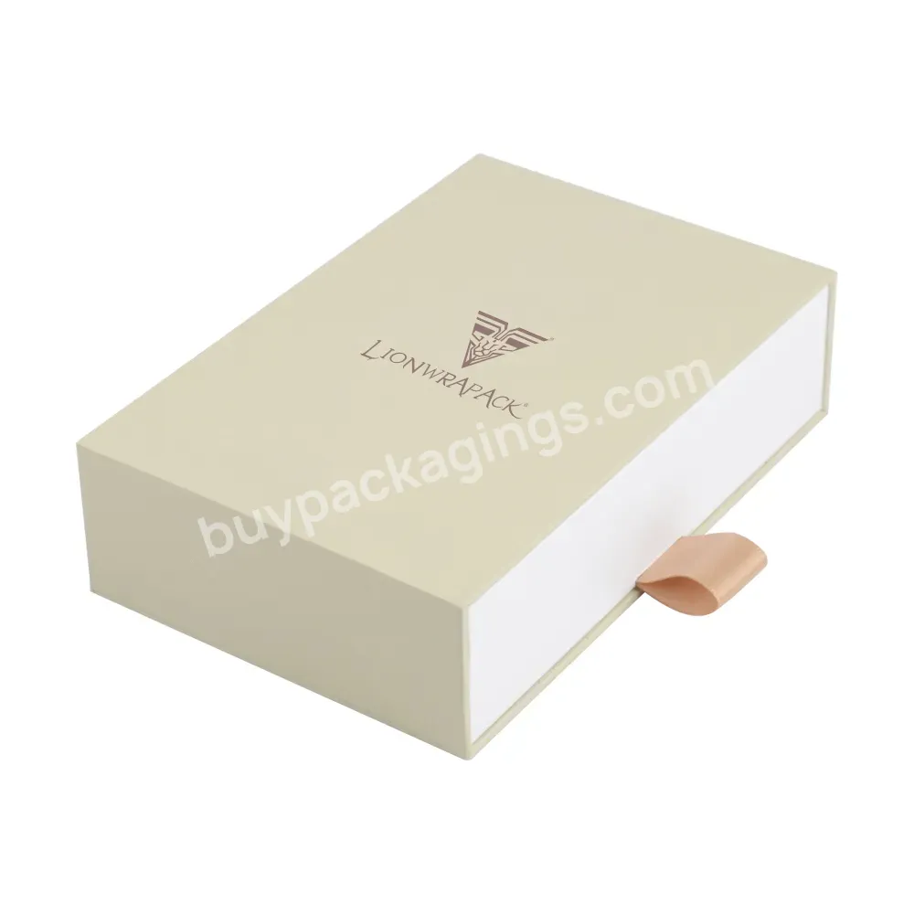 Beige Small Paper Drawer Perfume Box Essential Paper Box Sliding Drawer Box Packaging - Buy Jewelry Paper Boxes,Paper Box Gift Box Packaging Box,Beige Drawer Perfume Box.