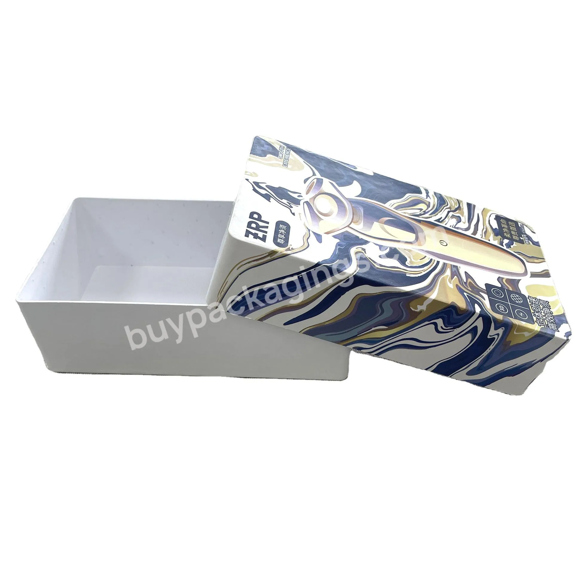 Best Price Disposable Custom Logo Foil Stamping Wet Press Whole Set Paper Molded Pulp Box With Insert