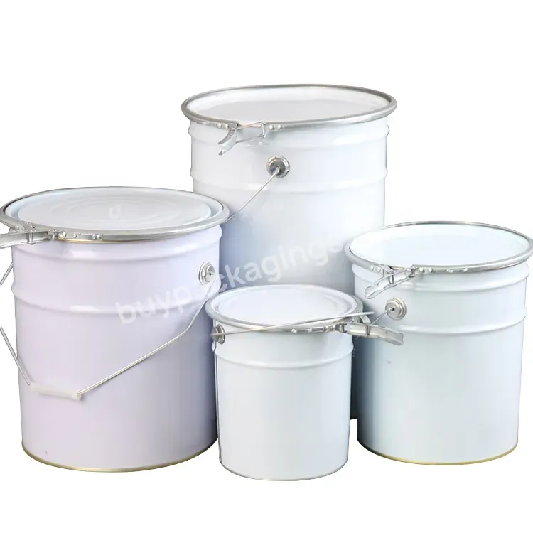 Best Quality Reliable And Cheap Blue 5l Metal Tin Can For Paint With Handle With Custom Logo - Buy 5l Metal Tin Can,Metal Tin Can,Tin Can.